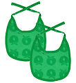 Småfolk Lätzchen - 2er-Pack - Apple Green