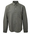 Hound Shirt - Linen Blend - Army