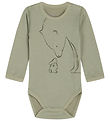 Hust and Claire Romper l/s - Wol/Bamboe - Baloo - Zeegras
