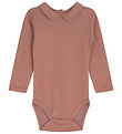 Hust and Claire Bodysuit L/ - Wool/Bamboo - Beate-HC - Burlwood