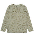 Mikk-Line Blouse - Laine/Bambou - Desert Sage av. Imprim