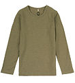 Mikk-Line Blouse - Wool/Bamboo - Dried Herb