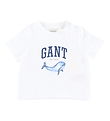 GANT T-Shirt - Whale Imprim - Blanc