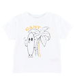 GANT T-shirt - Surf Academy - White