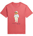 Polo Ralph Lauren T-Shirt - Rood m. Knuffel