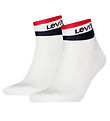 Levis Sneaker-Socken - 2er-Pack - Weiß