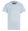 Tommy Hilfiger T-Shirt - Monotype en creux - Breezy Blue
