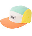 Lil' Boo Copenhagen Casquette - Bloc Happy 5 - Orange/Green/Yell