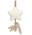 Jellycat Muziekmobiel m. Ster - Verlegen Bunny - Beige