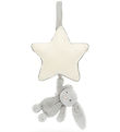 Jellycat Musikmobile m. Stern - Schchtern Bunny - Silber