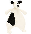 Jellycat Comfort Blanket - 27x20 cm - Bashful Black & Cream Pupp