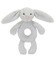 Jellycat Ring rattle - 18x8 cm - Bashful Bunny - Silver