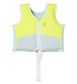 SunnyLife Swim Vest - Salty the Shark - 1-2 years - Aqua Neon Ye