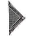Lala Berlin Schal - 162x85 - Dreieck Trinity Classic+ M - Cit