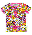 Smfolk T-Shirt - Spring Pink m. Blumen