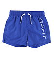GANT Shorts de Bain - Logo Lger - Balle Blue