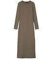 LMTD Kleid l/ - Rib - NlfLunne - Chocolate Chip