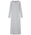 LMTD Kleid l/ - Rib - NlfLunne - Light Grey Melange