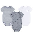 Nike Bodysuits k/æ - 3-Pack - DK Grey Heather