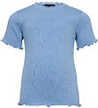 Sofie Schnoor T-shirt - Rib - Bright Blue