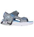 Skechers Sandals w. Light - Creature-Splash - Charcoal Blue
