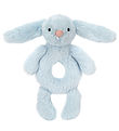 Jellycat Ring rattle - 18x8 cm - Bashful Bunny - Baby Blue
