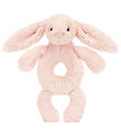 Jellycat Ring rattle - 18x8 cm - Bashful Bunny - Baby Pink