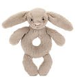 Jellycat Ring rattle - 18x8 cm - Bashful Bunny - Beige