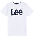 Lee T-Shirt - Wiebelende afbeelding - Bright White