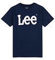 Lee T-shirt - Wobbly Graphic - Navy Blazer