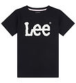 Lee T-Shirt - Wiebelende afbeelding - Zwart