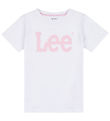 Lee T-Shirt - Wobbly Graphic - Bright White