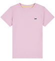 Lee T-shirt - Badge - Pink Lavender