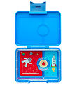 Yumbox Lunchbox w. 3 Rum - Bento Snack - Surf Blue/Rocket