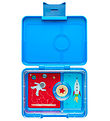 Yumbox Evslaatikko M. 3 huonetta - Bento Snack - Surf Blue/Rock