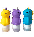 Yumbox Dressing bottles - 3-Pack - Silicone - Unicorn