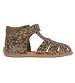 Pom Pom Sandalen - Voorgerechten Klittenband - Latte Leo