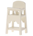 Maileg Miniature Highchair - Baby Mouse - Off White