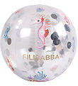 Filibabba Beach Ball - Alfie - 40 cm - Rainbow Reef w. Confetti