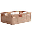 Boîte Pliante Made Crate - Maxi - 48x33x17,5 cm - Blush