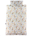 Nørgaard Madsens Bedding - Baby - White w. Giraffe on Rainbow, B