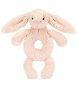 Jellycat Ring rattle - 18x8 cm - Bashful Bunny - Blush