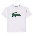 Lacoste Stuttermabolur - Hvítt