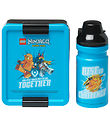 LEGO® Storage Lunchbox/Water Bottle - Ninjago - Blue
