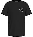 Calvin Klein T-Shirt - Monogramm auf der Brust - Ck Black