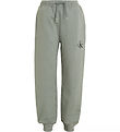 Calvin Klein Jogginghosen - Monogramm-Logo - Meteor Green