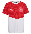 Hummel T-Shirt - DBU Journe de jeu - Blanc/Chili Pepper