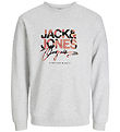 Jack & Jones Sweat-shirt - JorAruba - Grey Melange