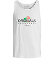 Jack & Jones Tanktop - JorCasey - Bright White w. Palmer