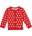Bonton Cardigan - Knitted - Lilet Maille - Coeur Rouge